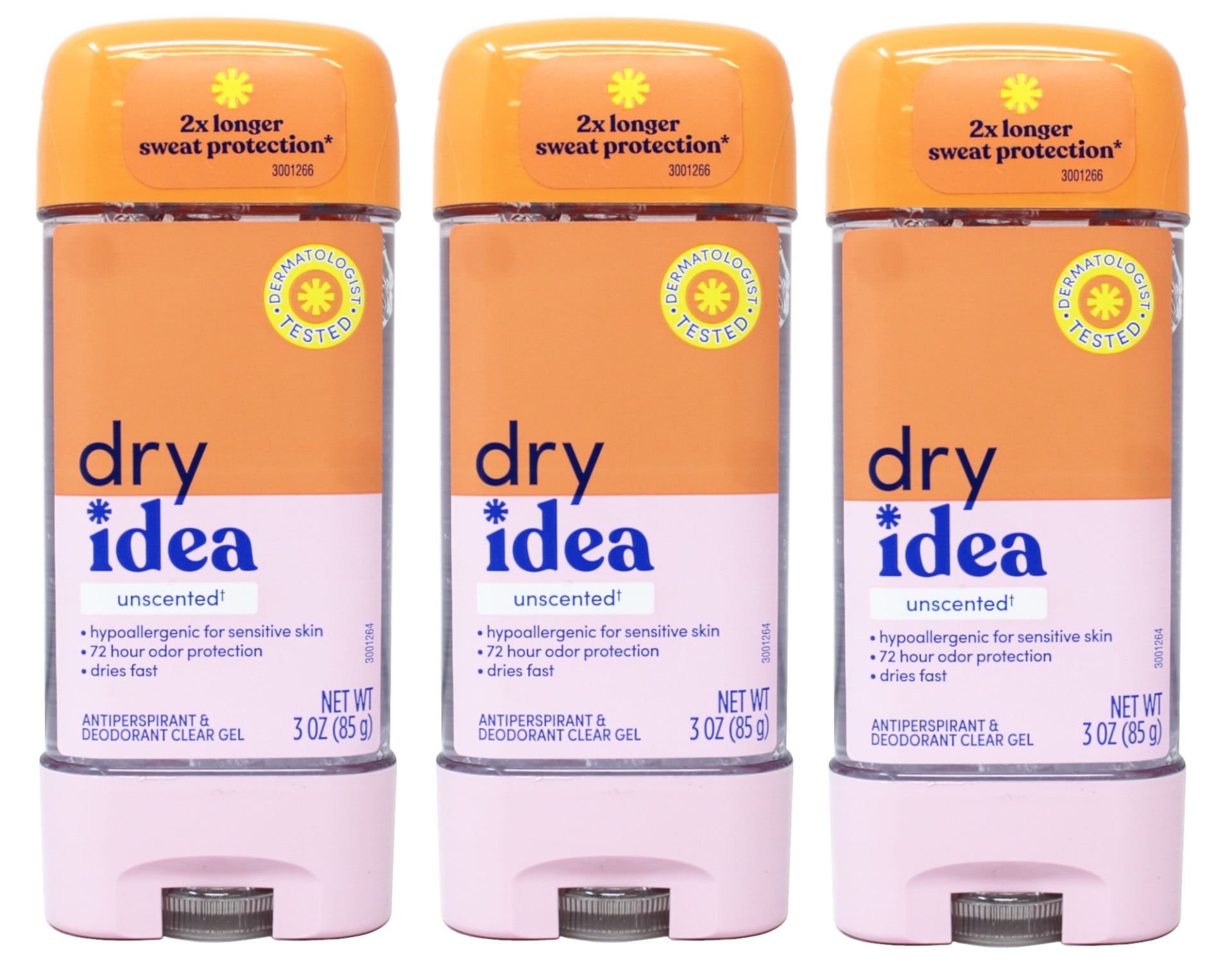 Dial Dry Idea AntiPerspirant and Deodorant, Unscented, HypoAllergenic