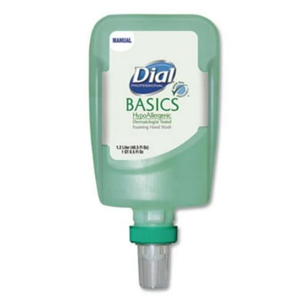 Dial, DIA16714, FIT Manual Refill Basics Foam Hand Wash, 3 / Carton, Green, 40.6 fl oz (1200 mL)