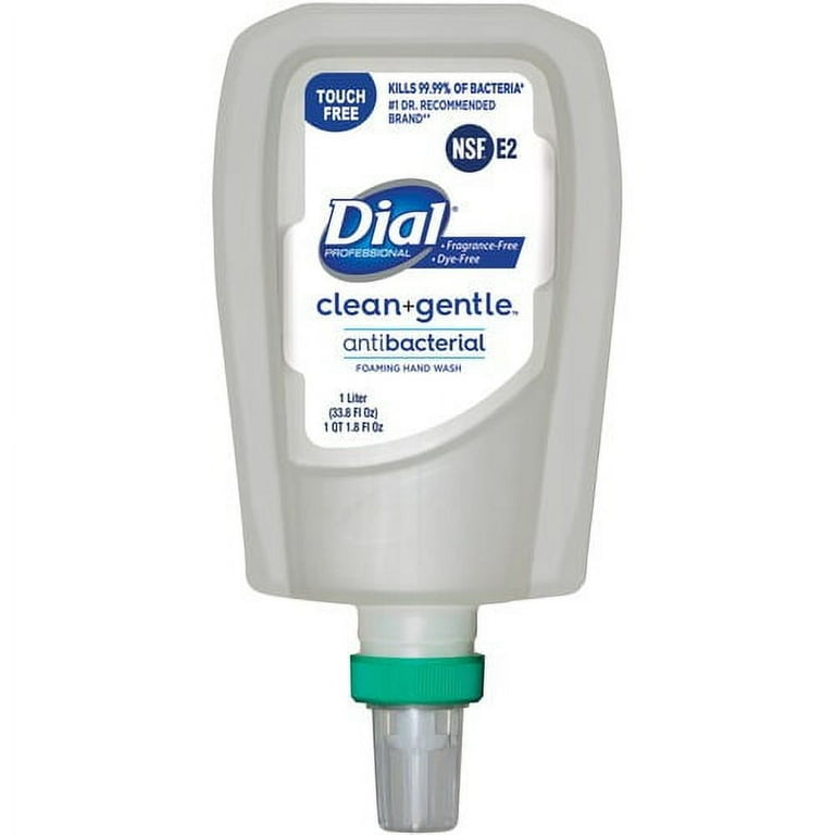 Dial FIT Refill Clean+ Foaming Hand Wash - 40.6 fl oz (1200 mL) - Bacteria Remover, Odor Remover - Skin, Hand - Antibacterial - Fragrance-free, Dye-free - 3 / Carton Dial FIT Refill Clean+ Foaming Hand Wash - 40.6 fl oz (1200 mL) - Bacteria Remover, Odor Remover - Skin, Hand - Antibacterial - Fragrance-free, Dye-free - 3 / Carton