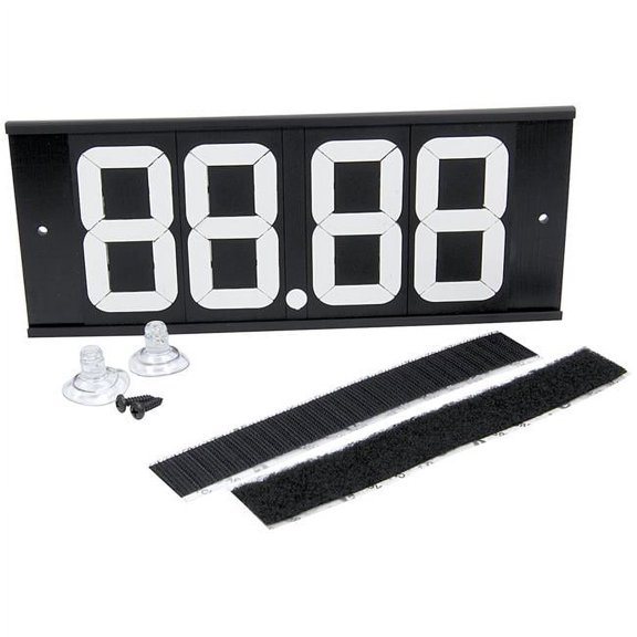 Dial-In Board 4 Digit with Suction Cups & cloth hook and eye