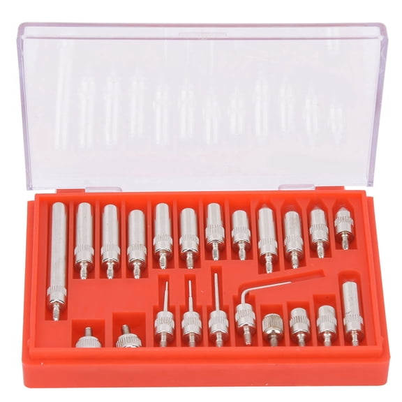 Dial Indicator Accessories: 22,Pc Pointed Tip Set, Convenient Carrying Case Included, High Strength