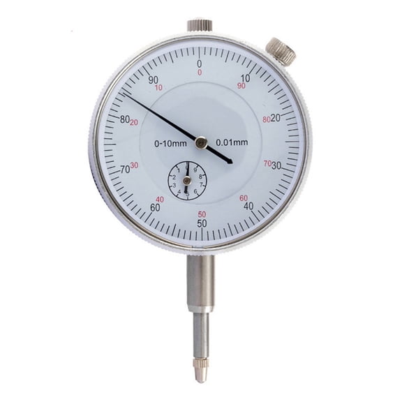 Dial Indicator Gauge 0-10mm Meter Precise 0.01 Resolution Concentricity Test