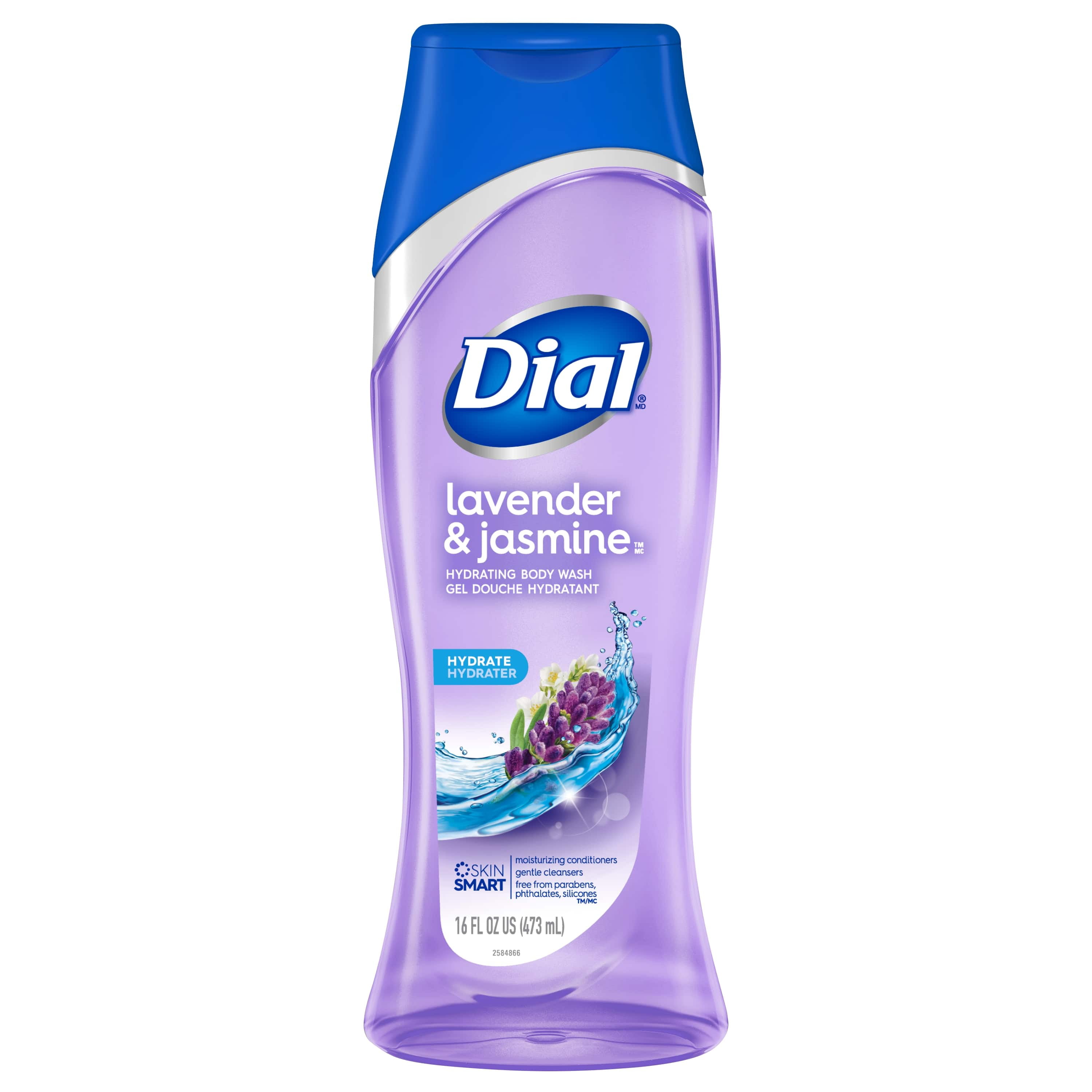 Dial Lavender & Jasmine Hydrating Body Wash, 16 oz, 2 Pack