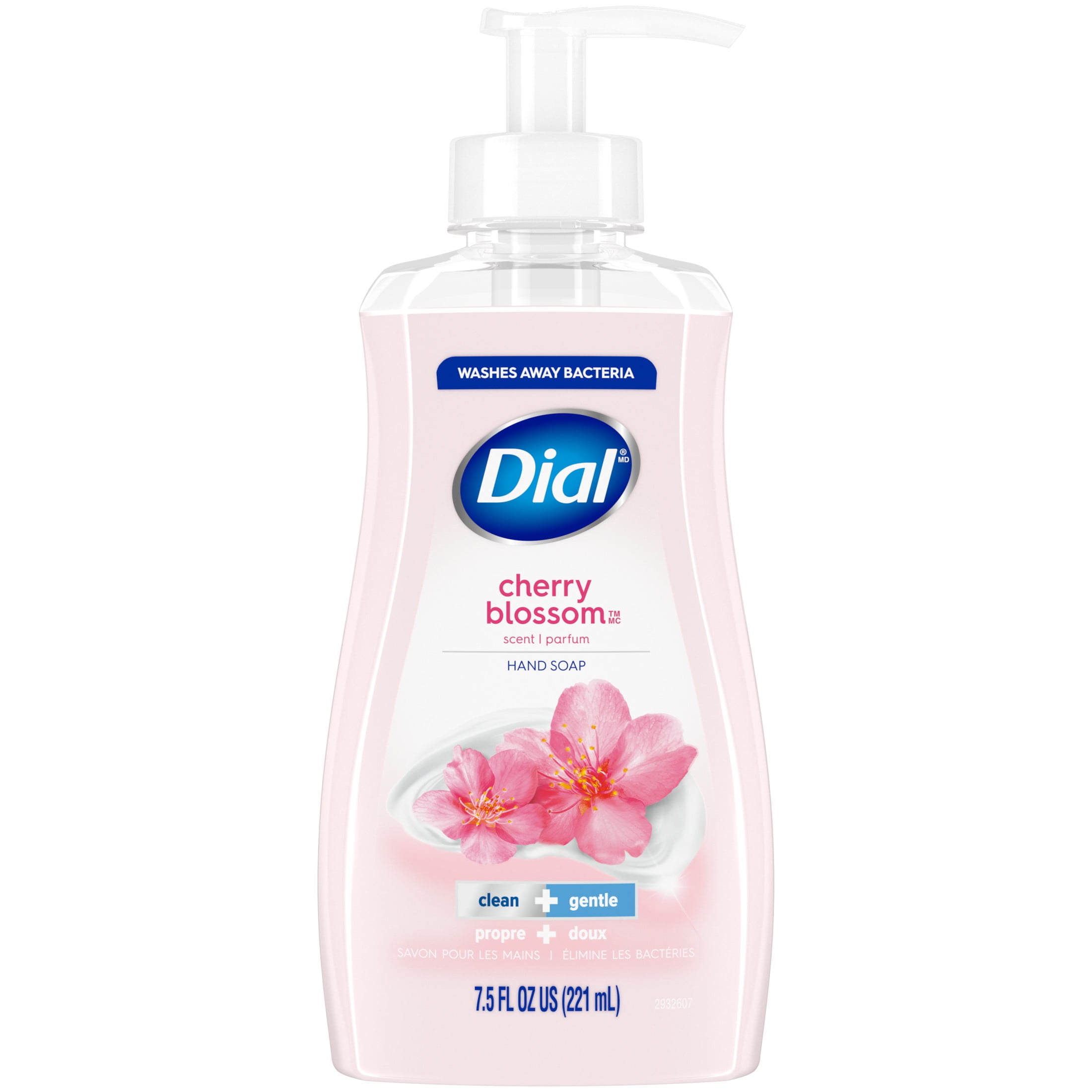 Dial Cherry Blossom Liquid Hand Soap Dermatologist Tested Cruelty Free 7.5 fl oz Walmart