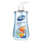 Dial Liquid Hand Soap, Coconut Water and Mango, 7.5 oz Pump Bottle, 12/Carton 12159CT