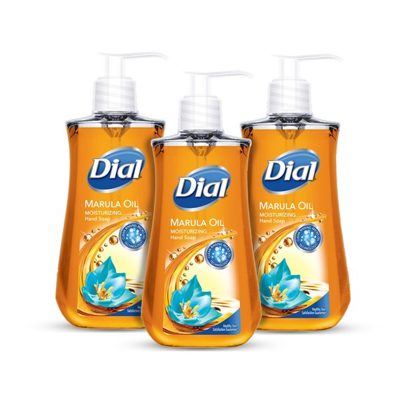 Dial Liquid Hand Soap, Marula Oil, 7.5 Ounce (3 Pack)