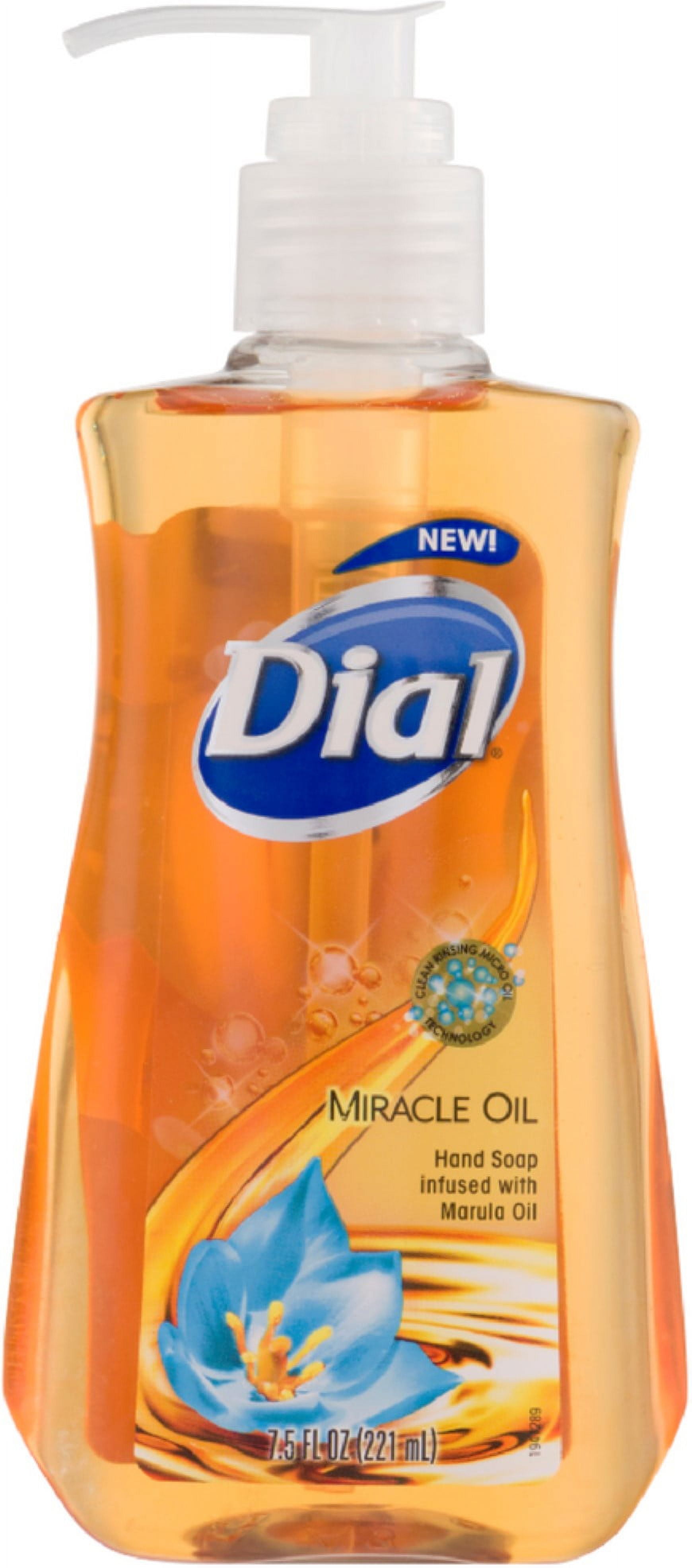 Dial Liquid Hand Soap, Miracle Oil, 7.5 oz (Pack of 3)