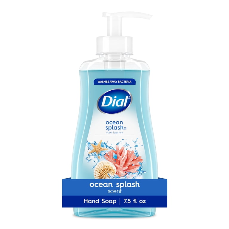 Dial Antibacterial Liquid Hand Soap, Ocean Splash, 7.5 fl oz Pump