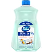Dial Clean + Gentle Liquid Hand Soap Refill, Coconut Water & Mango Gentle Hand Soap, 52 oz