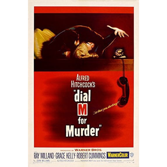 Dial M for Murder (1954) Movie Poster 24x36 inches Alfred Hitchcock