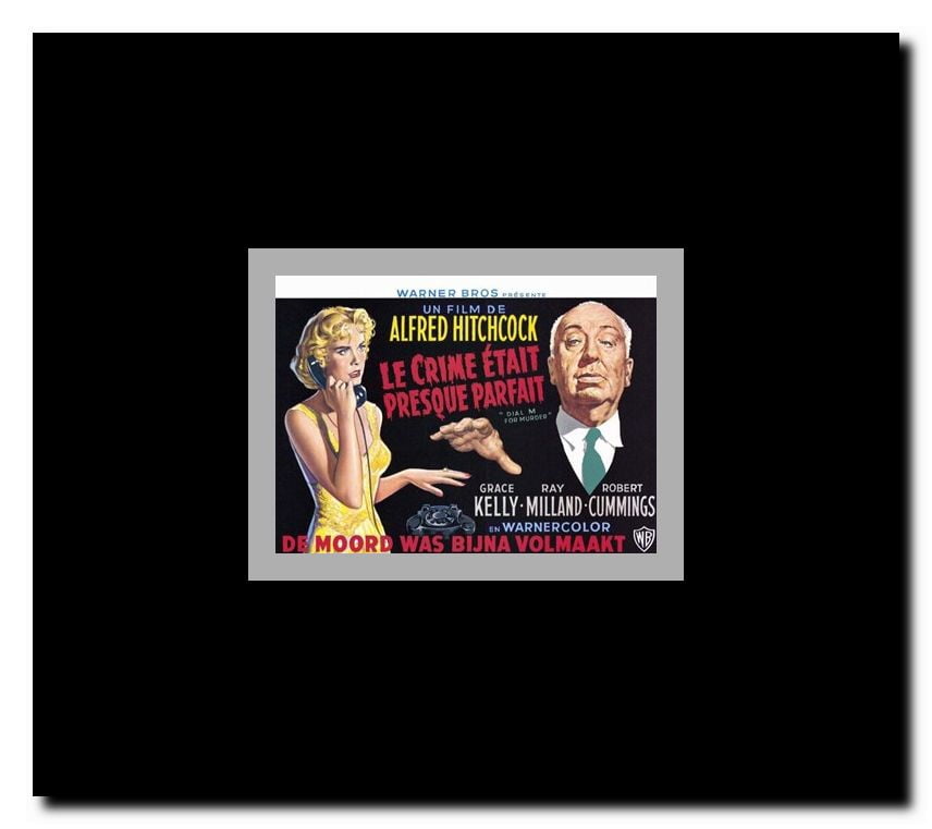 Dial M for Murder Framed Movie Poster