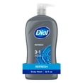 thumbnail interactive-video image 1 of Dial Refresh 3-in-1 Men's Body Wash for Body, Hair & Face, Blue Sage Scent, 32 fl oz, 1 of 12