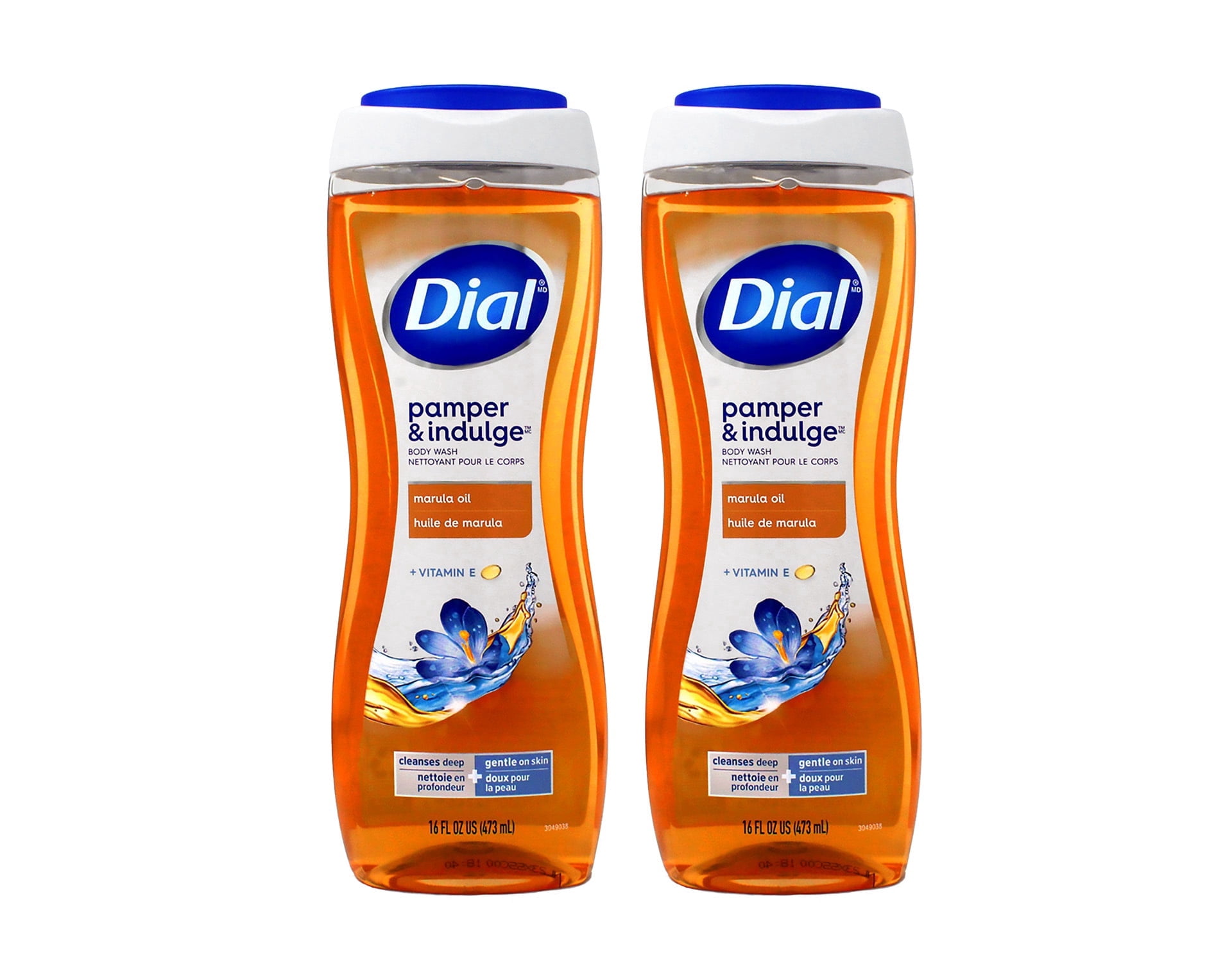 Dial Nourishing Body Wash - Marula Oil - Net Wt. 16 Fl Oz (473 Ml) Per Bottle - Pack Of 2 Bottles