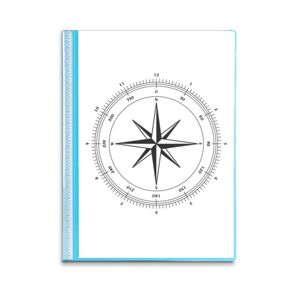 Dial Position Digital Direction Book Sheet Protectors Portfolio Binder Folder