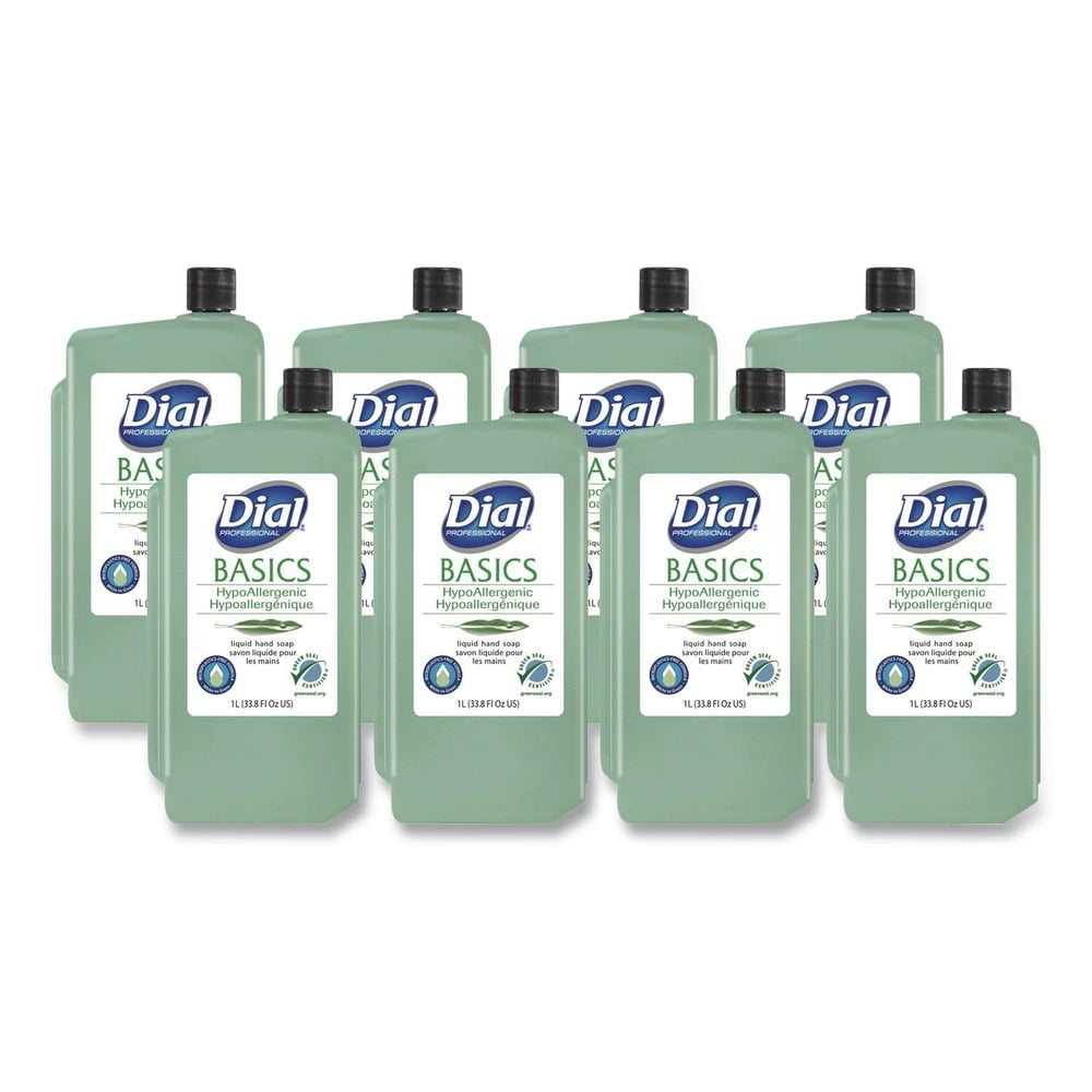 Basics 1 Liter Refill Bottle MP Free Liquid Hand Soap - Unscented (8/Carton)