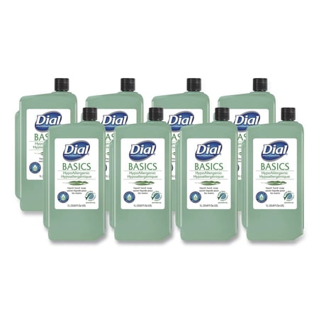 Basics MP Free Liquid Hand Soap Refill, Unscented, 1 L, 8/Carton