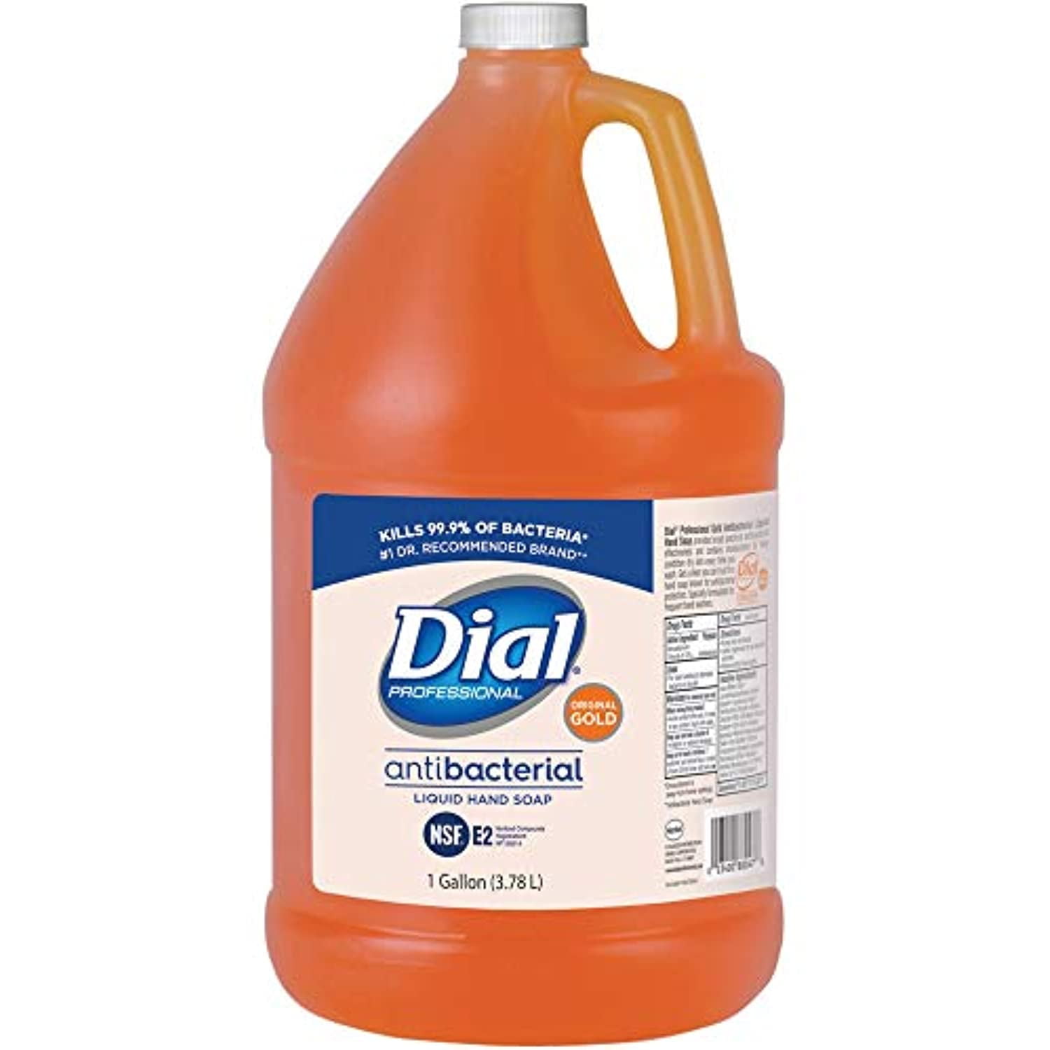 Dial Professional Gold Antibacterial Liquid Hand Soap 1 Gallon Refill Bottle