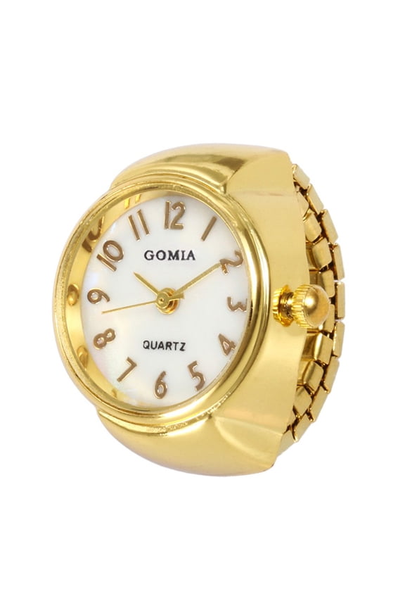 Dial Quartz Analog Digital Watches Watch Creative Steel Ae- wh Cool Elastic A wa- df Quartz Finger Ae wh- a Ring Watch Womens Watch with Numbers Young Mens Watches