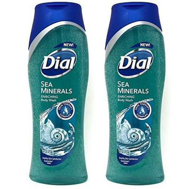 Dial Skin Therapy Enriching Body Wash, Sea Minerals 16 oz (Pack of 2
