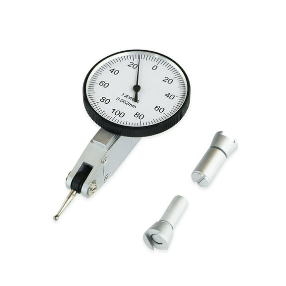Dial Test Indicator 0-0.2mm 0.002 mm Analog Lever Dial Gauge Metric Dovetail Rails Dial Test Indicator Measuring Tools ,Easy to Use