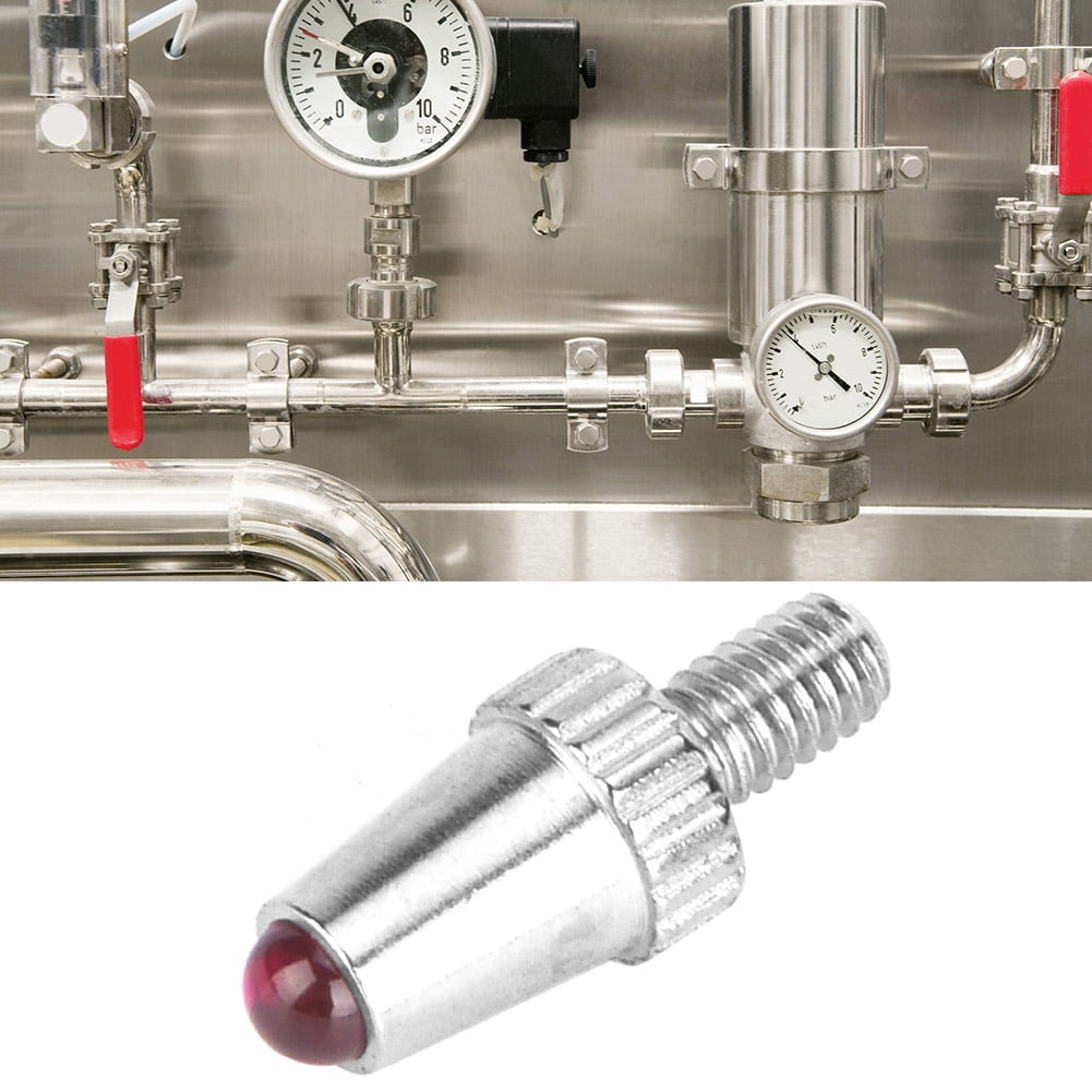 Dial Test Point, M2.5 Thread Tungsten Steel Dial Indicator Probe