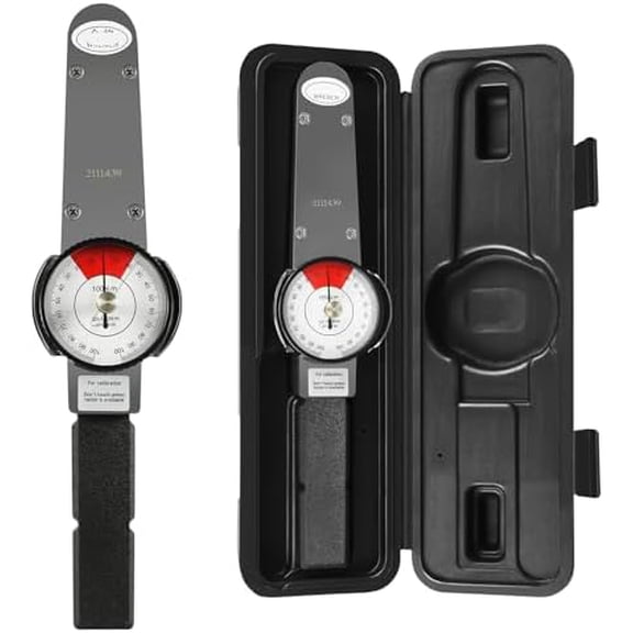 Dial Torque Wrench 1/2 Drive Dial Indicator 0-100 N.m Dial Indicator Torque Wrench High Precision Torque Meter 3% Accuracy, Black$$Tools & Hardware Other