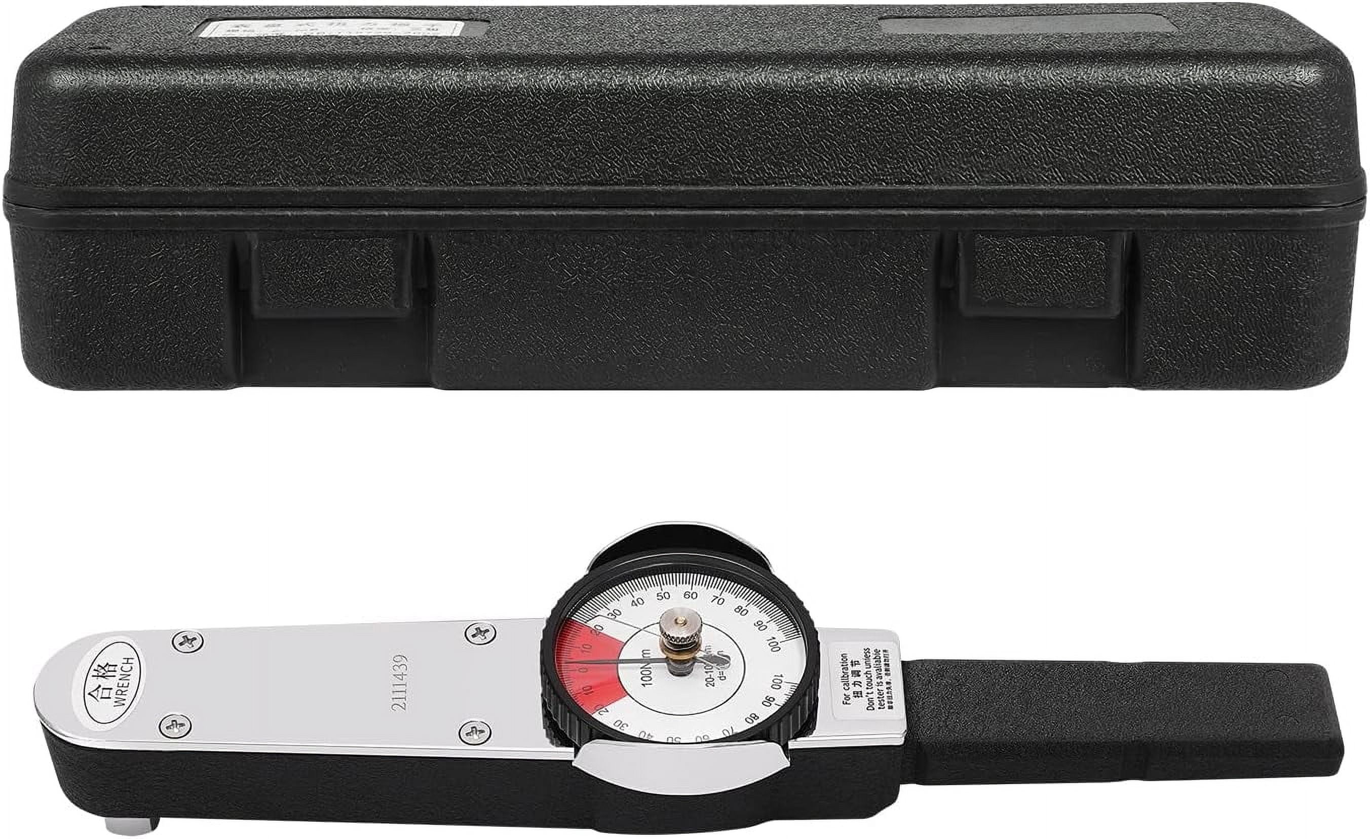 Dial Torque Wrench, ± 3% High Precision Torque Meter Professional ...
