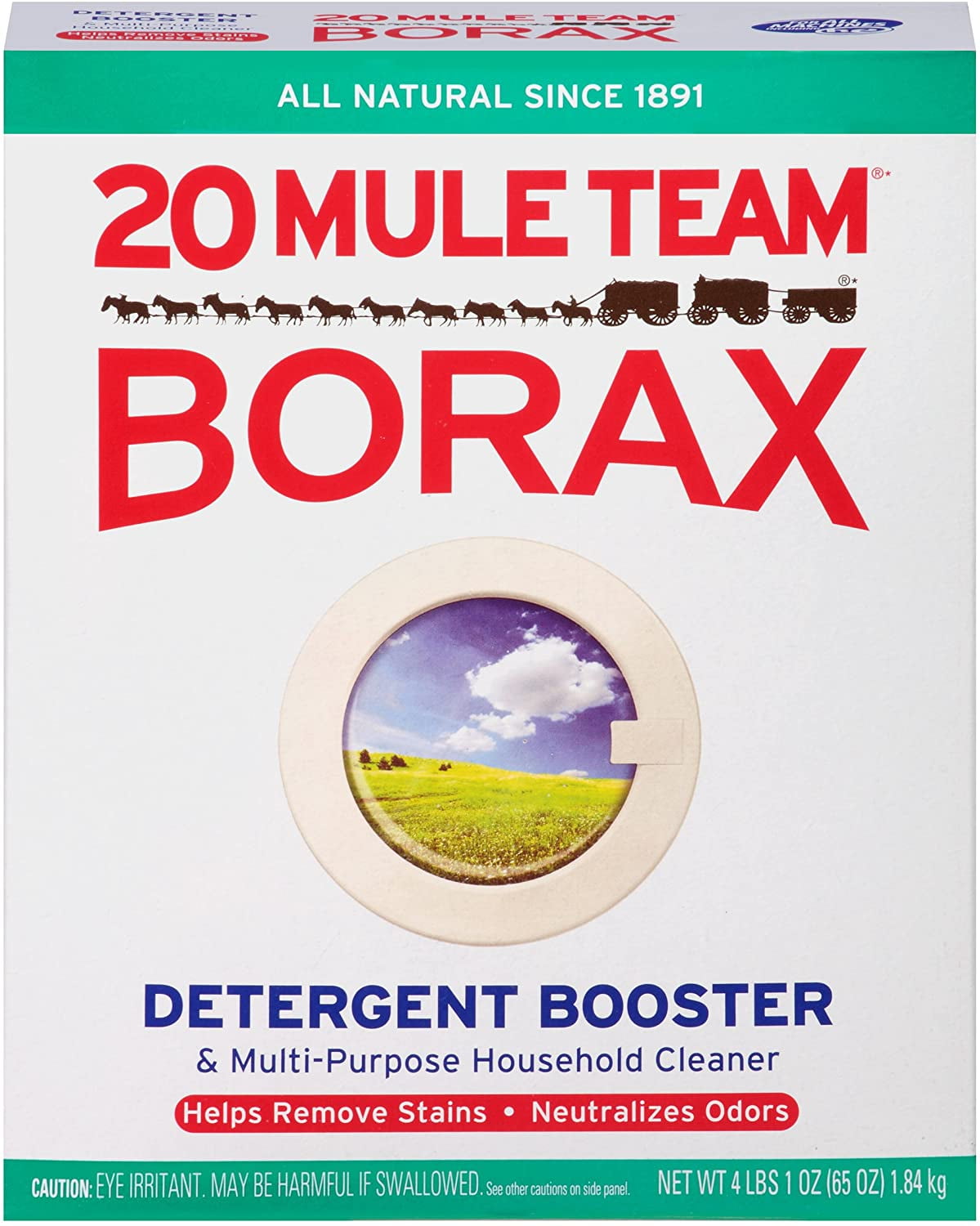 Dial Twenty Mule Team Borax Natural Laundry Booster and Multi-Purpose Only One, 65 Ounce