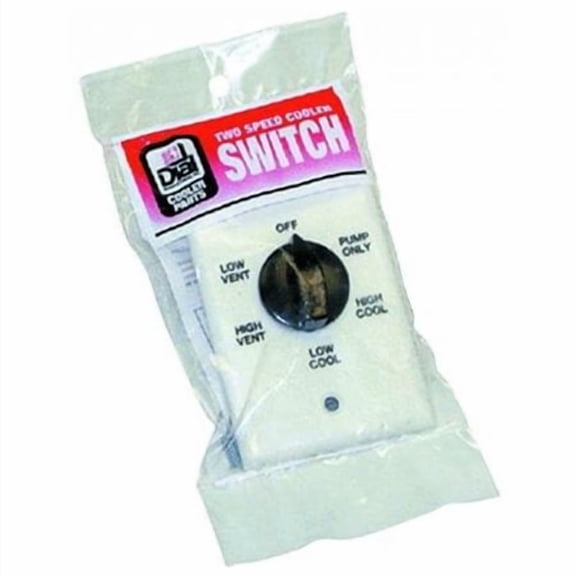 Dial Two-Speed Six-Position Plastic Rotary Switch 7110