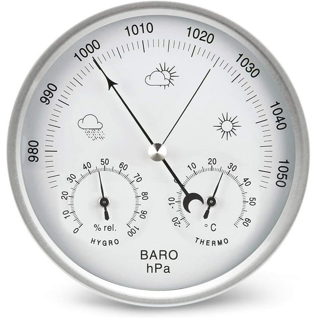 Dial Type Barometer Thermometer Hygrometer Weather Station Barometric