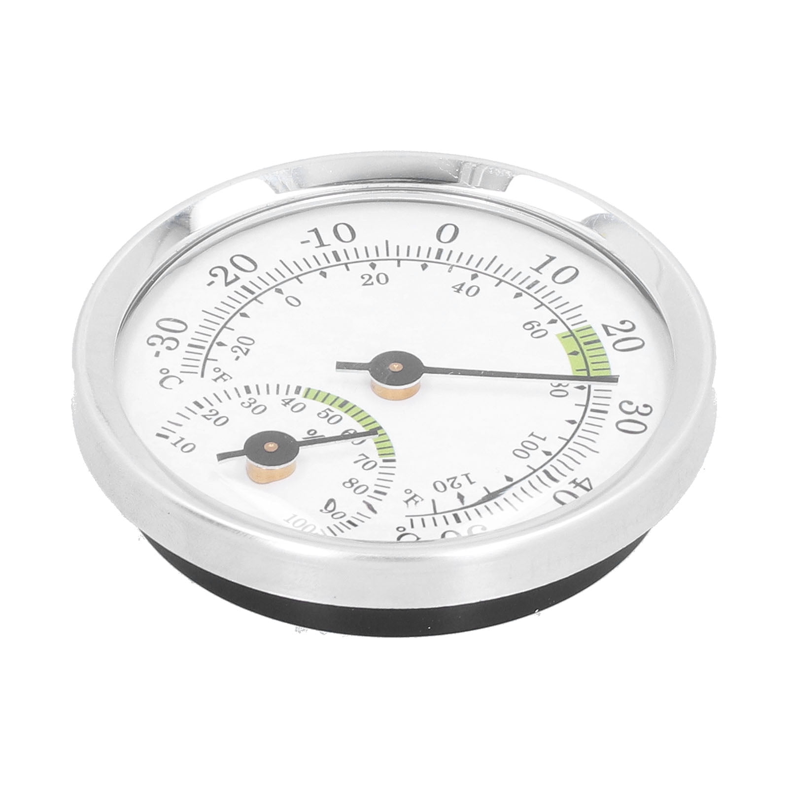 Dial Type Thermometer Hygrometer, 2 In 1 Temperature Monitor Gauge With Clear Number Display