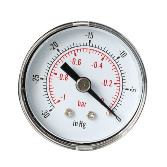 Dial Type Vacuum Pressure Gauge Back Mount Connection 1/8 BSPT Vacuum Gauge