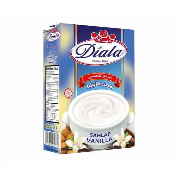 Diala Sahlap Vanilla Instant Orchid Pudding Mix, Traditional Dessert - 1 Pc