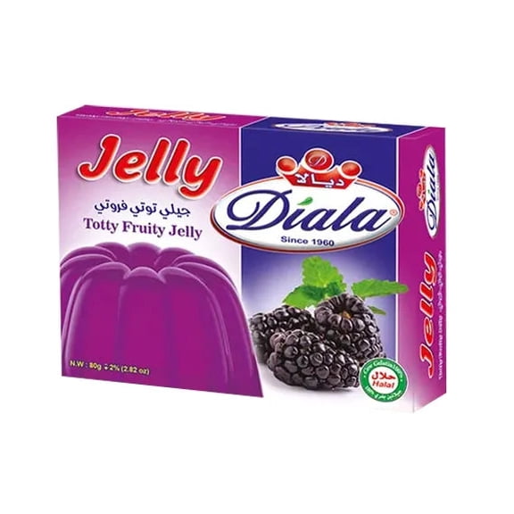 Diala Totty Fruity Jelly 80g Halal Gelatin Dessert Mix - 1 Pc