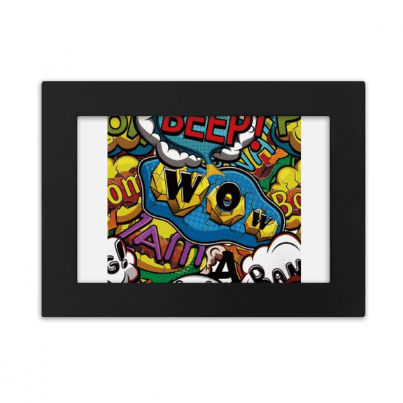 Dialog Bubble Joint Art Deco Fashion Desktop Photo Frame Ornaments Picture Art Painting