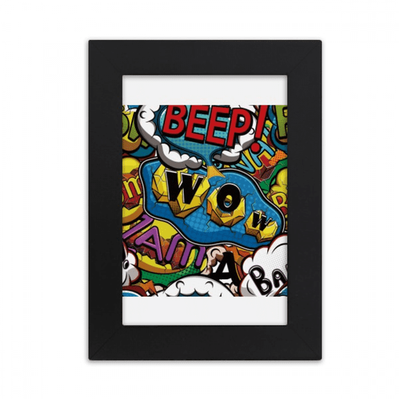 Dialog Bubble Joint Art Deco Fashion Desktop Photo Frame Picture Display Art Painting Exhibit