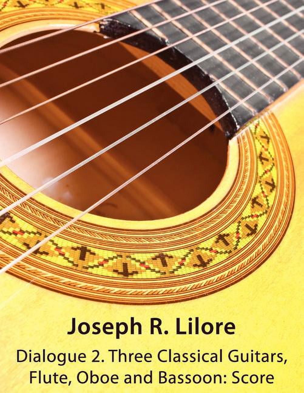 Dialogue 2. Three Classical Guitars, Flute, Oboe and Bassoon: Score (Paperback)