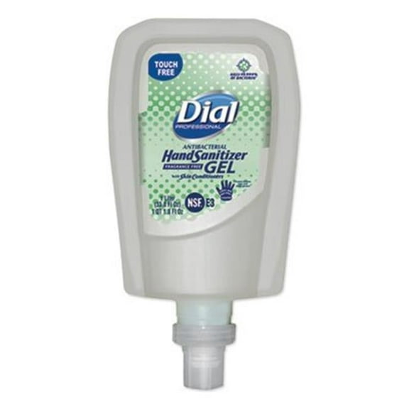 Dialsuplys DIA19029 FIT Fragrance-Free protective Gel Hand Sanitizer Manual Dispenser Refill, Clear