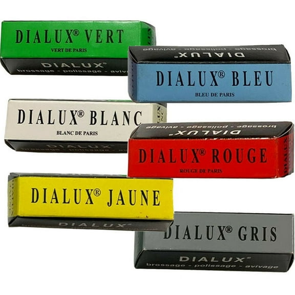 Dialux Jewelry Polishing Compound 6 BARS Jewelers Rouge Polish Jewelry & Metals