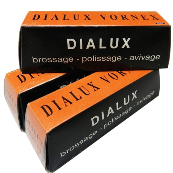 Dialux Orange Vornex Pre-Polish Tripoli Cutting Compound For Metals 3 Bars