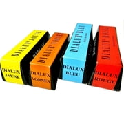 Dialux Polishing Compound 4 Bars Jewelers Rouge - Red Blue Brown Tripoli Yellow