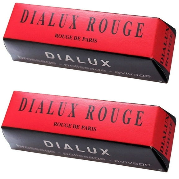 Dialux Red Rouge Polishing Compound Gold Jewelry Polish Buffing Rouge 2 Red Bars