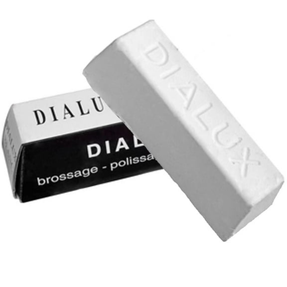 Dialux White Polishing Compound Bar Final High Luster Polish for Silver & Gold