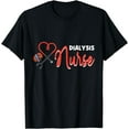 thumbnail image 1 of Dialysis Nurse Gifts for Technician Heart Nephrology Nursing T-Shirt, 1 of 4