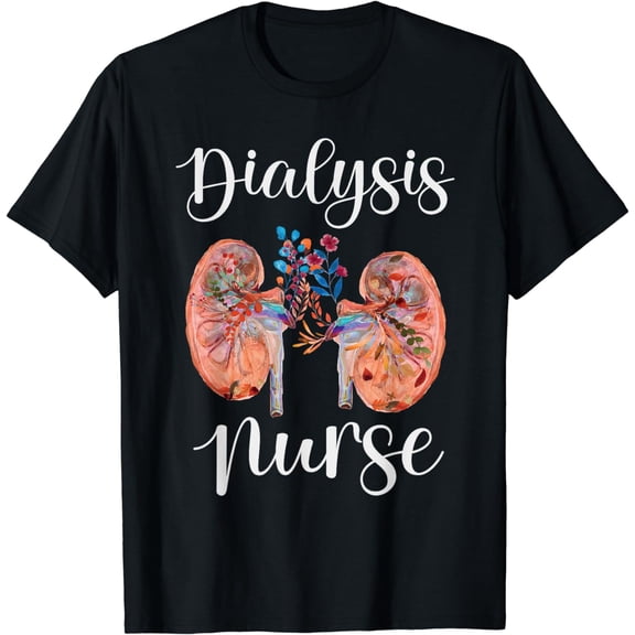 Dialysis Nurse Kidney Transplant Nephrology RN Appreciation T-Shirt