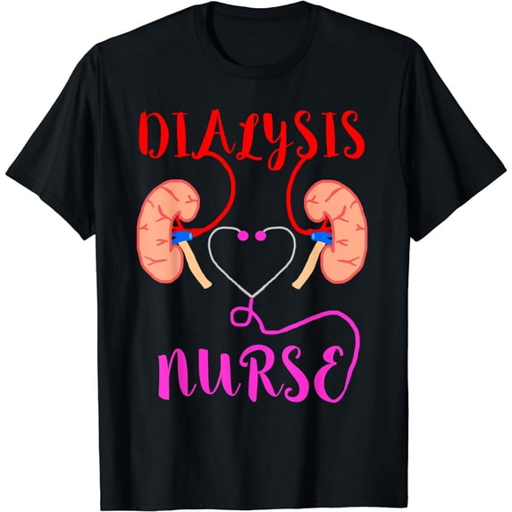 Dialysis Nurse Nephrology Kidney Disease Failure Nursing T-Shirt