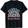 thumbnail image 1 of Dialysis Social Worker Renal LCSW Rainbow Women T-Shirt, 1 of 4