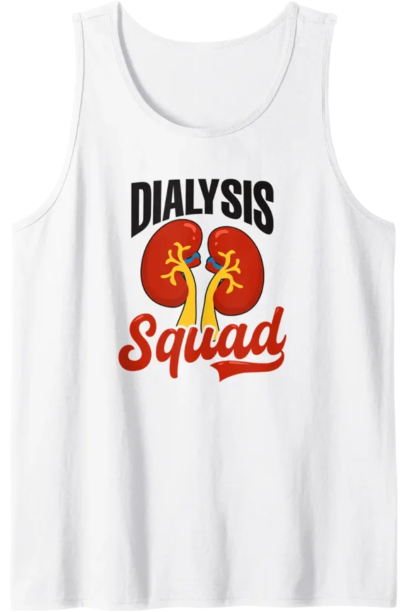 Dialysis Squad Design Dialysis Tech Tank Top Size S-3XL
