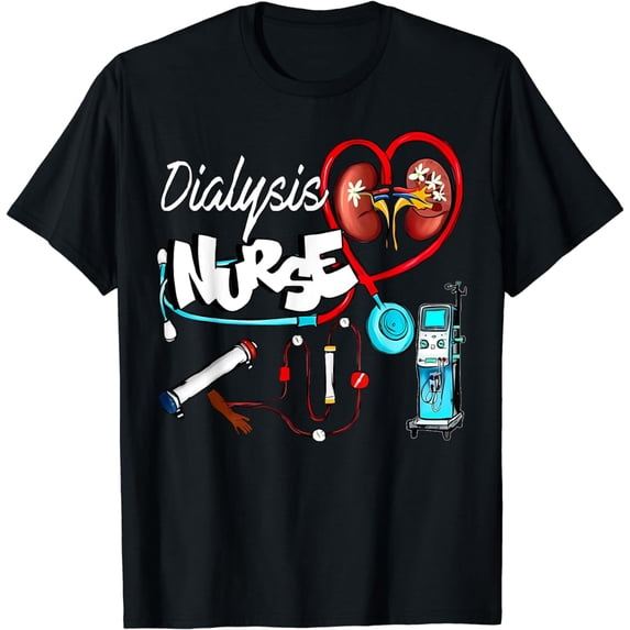 Dialysis Tech Nurse Dialysis Life Nephrology Kidney T-Shirt mens t shirt,black,women,funny,misfits,men,journey
