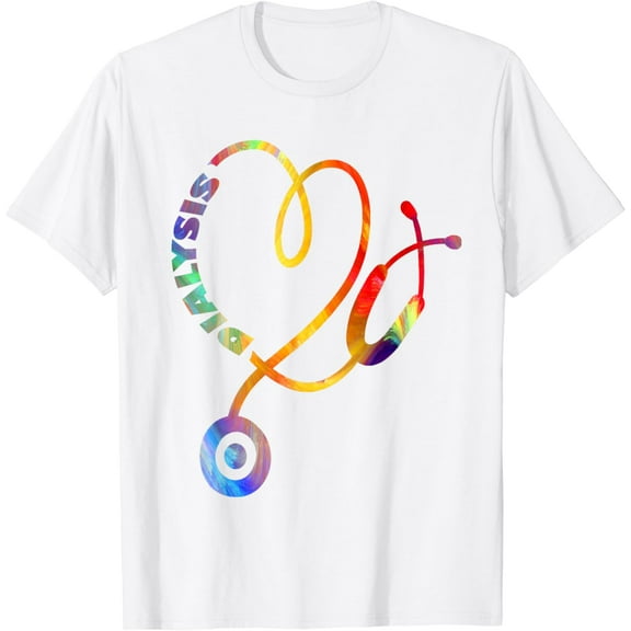 Dialysis Technician Nurse - Kidney Heartbeat T-Shirt